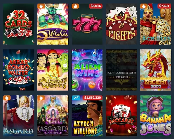 Limitless Casino games